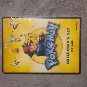 Pokémon Collector's Set 4 Films DVD Brand New Never Opened!